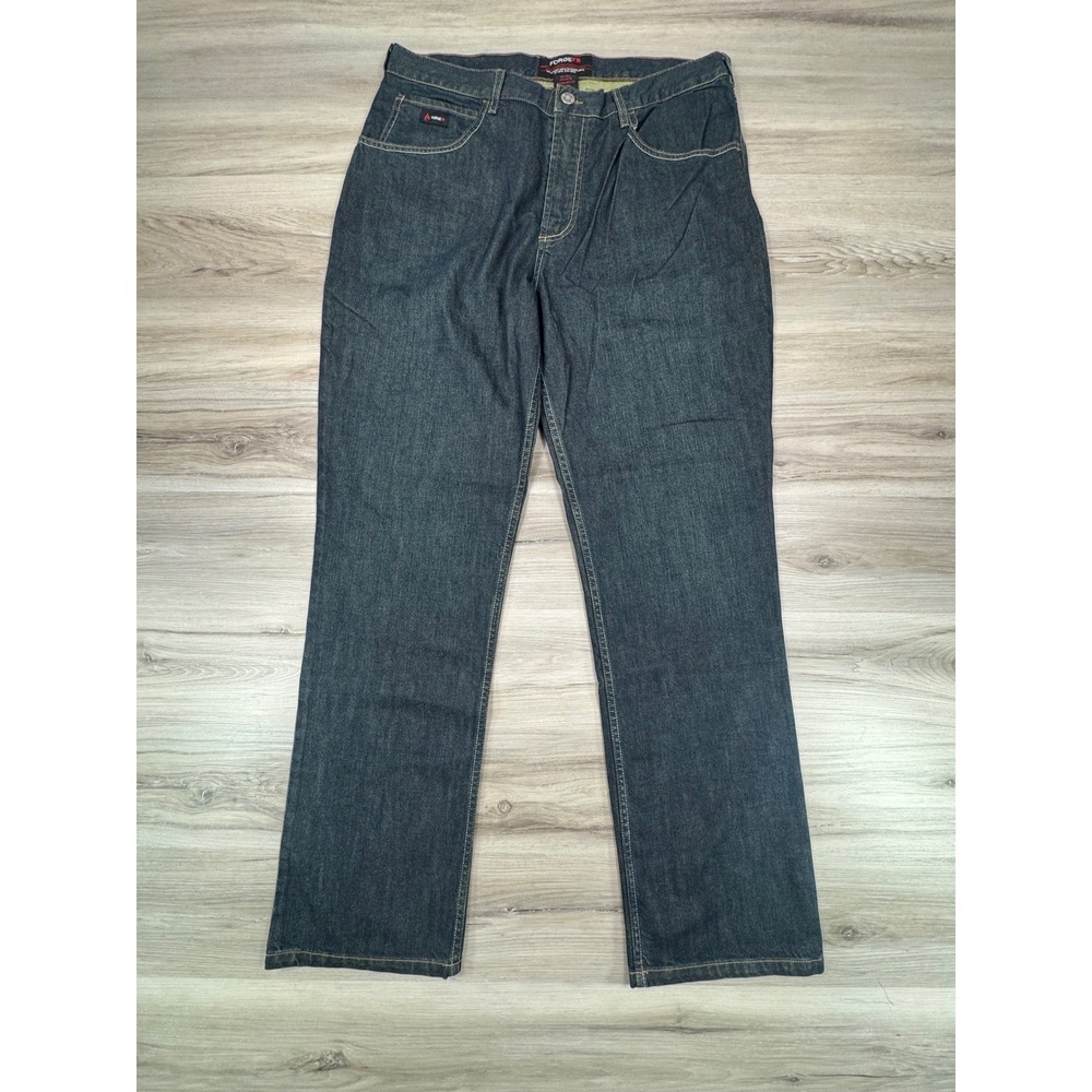 NWT Forge FR‎ Mens Flame Resistant Workwear Jeans Dark HRC-2 NFPA 2112 36x34